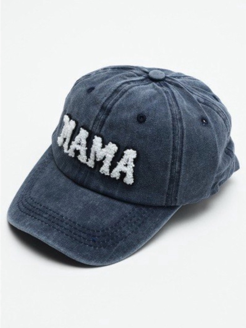 Women’s ‘MAMA’ Baseball Cap Turquoise Adjustable Hat Cute Mom Gift